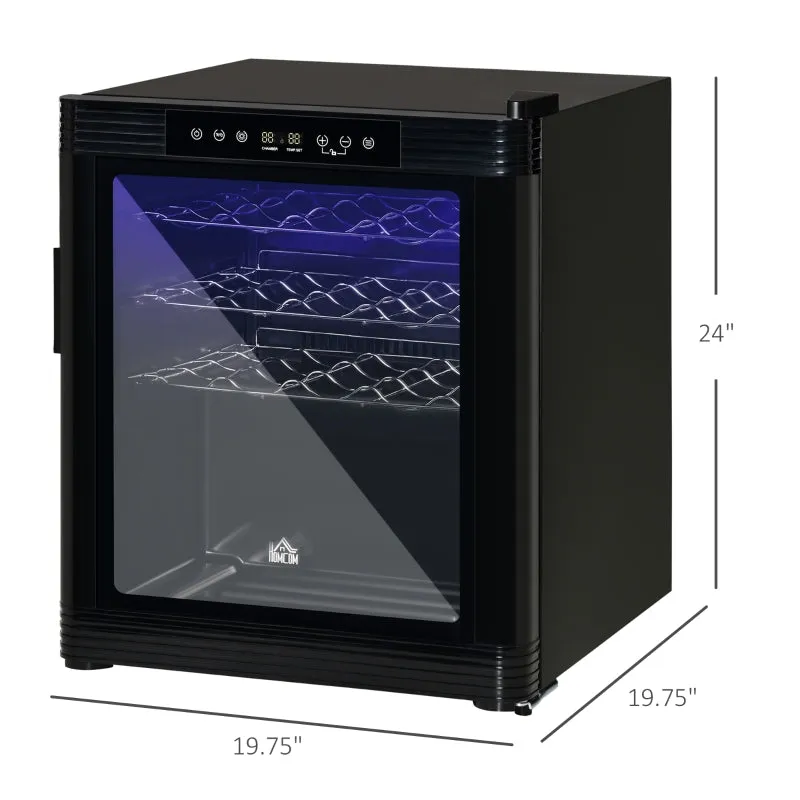 18 Bottle Wine Cooler, Mini Beverage Fridge