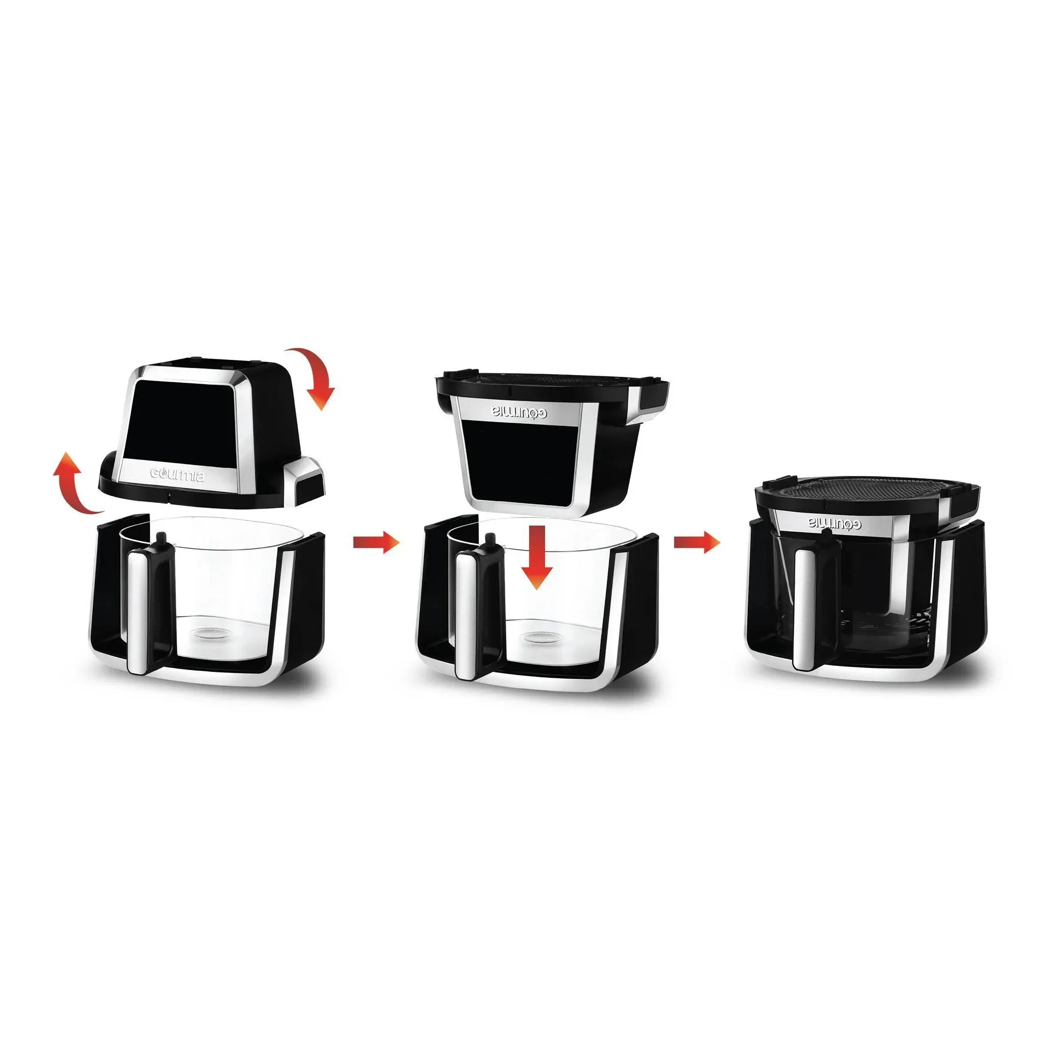 7-Qt. Fry ‘N Fold Digital Air Fryer with 10 Presets & Guided Cooking