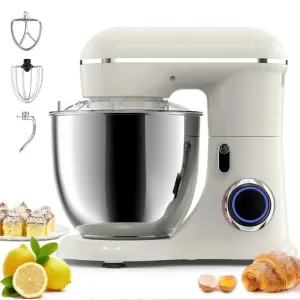 AILESSOM AL-AC01 Samsaimo Stand Mixer,6.5-QT 660W 10-Speed Tilt-Head Food Mixer, Kitchen Electric Mixer with Bowl