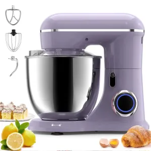 AILESSOM AL-VP01 Samsaimo Stand Mixer 6.5-QT 660W 10-Speed Tilt-Head Vine Purple
