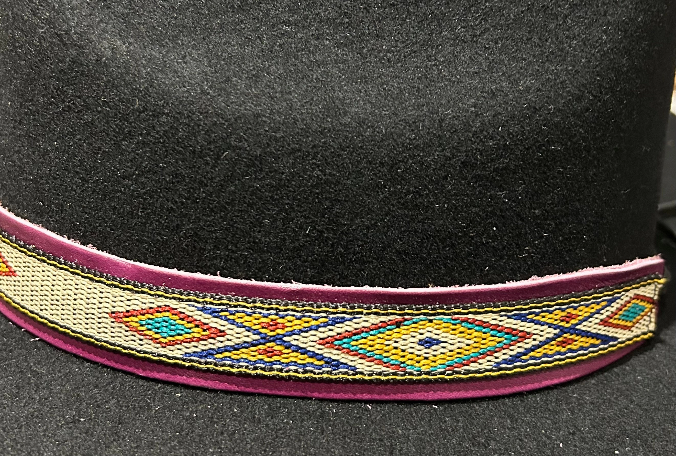 American Hat Makers Lone Wolf in Purple