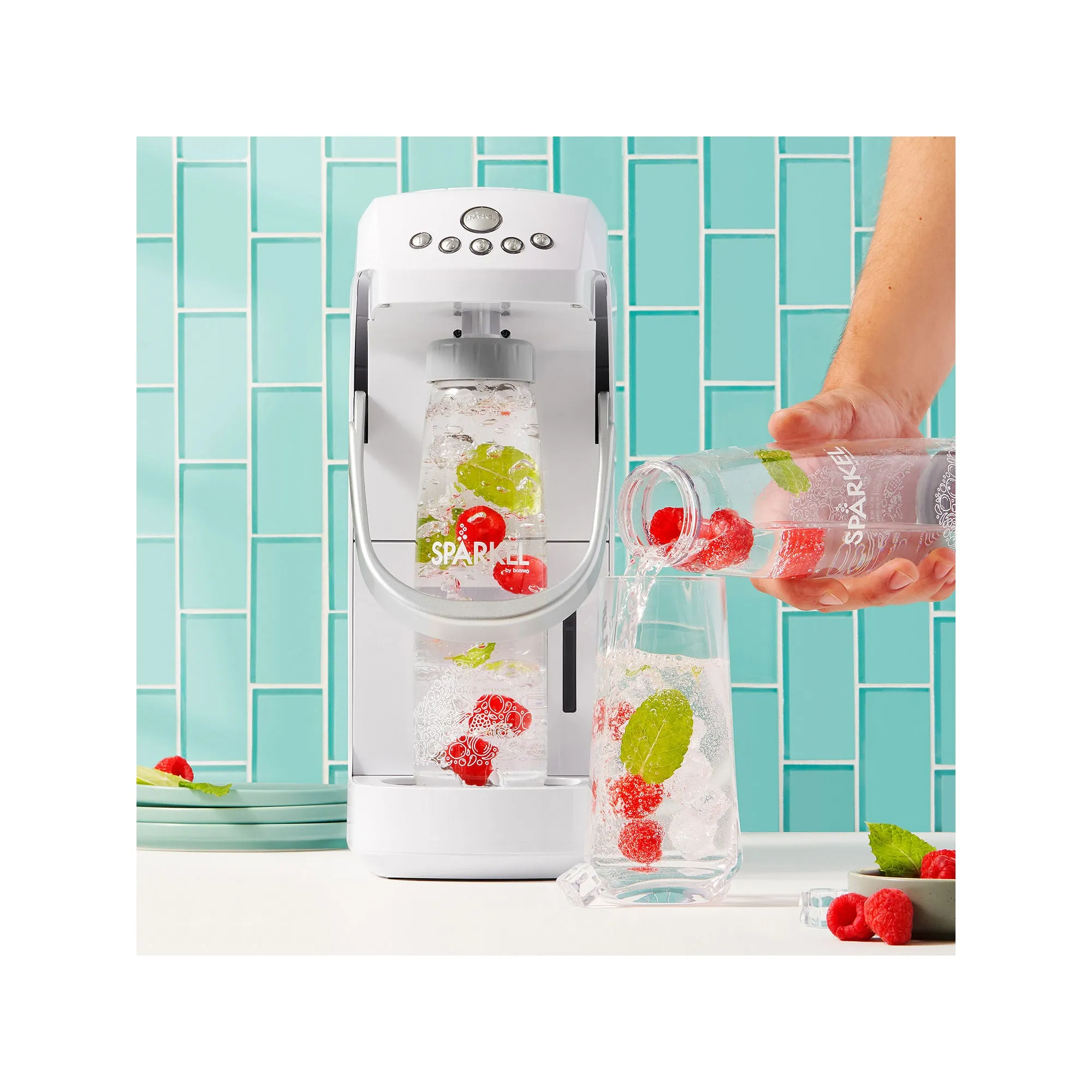 Asstd National Brand Sp rkel Beverage System Sparkling Water And Soda Maker - No Co2 Tank Needed BOI-003-002-W - WHITE ONE SIZE