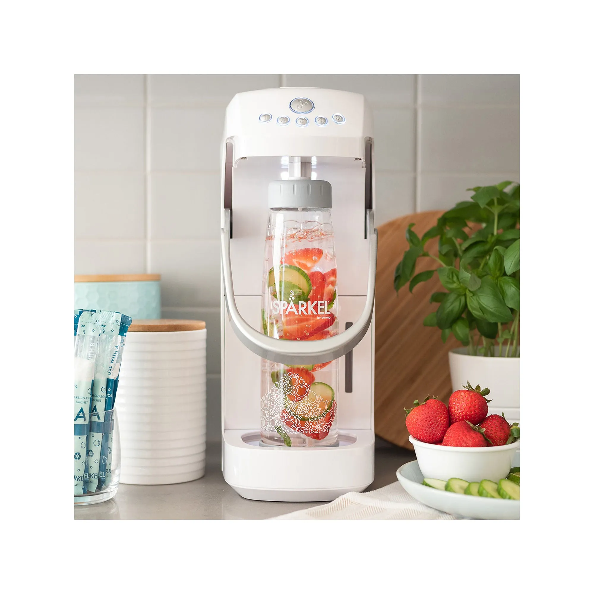 Asstd National Brand Sp rkel Beverage System Sparkling Water And Soda Maker - No Co2 Tank Needed BOI-003-002-W - WHITE ONE SIZE