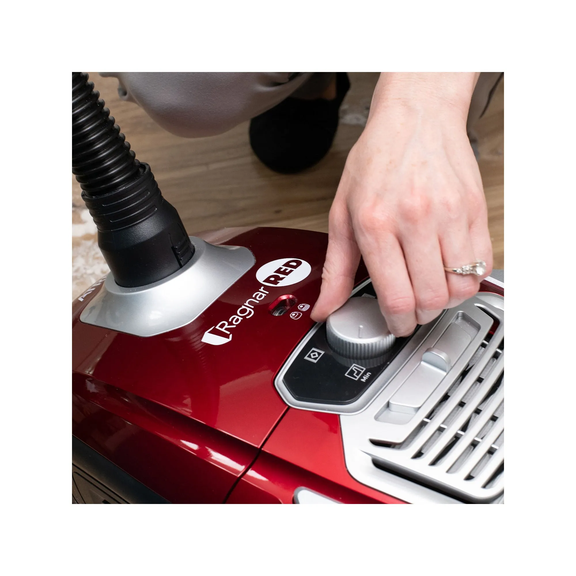 Atrix 6Qt Hepa Cannister Vacuum - RED ONE SIZE