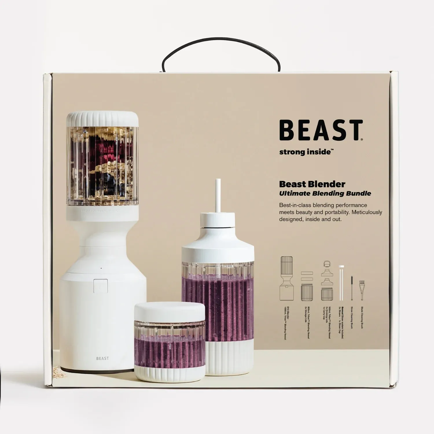 Beast Health B10 Personal Countertop Blending, Cloud White
