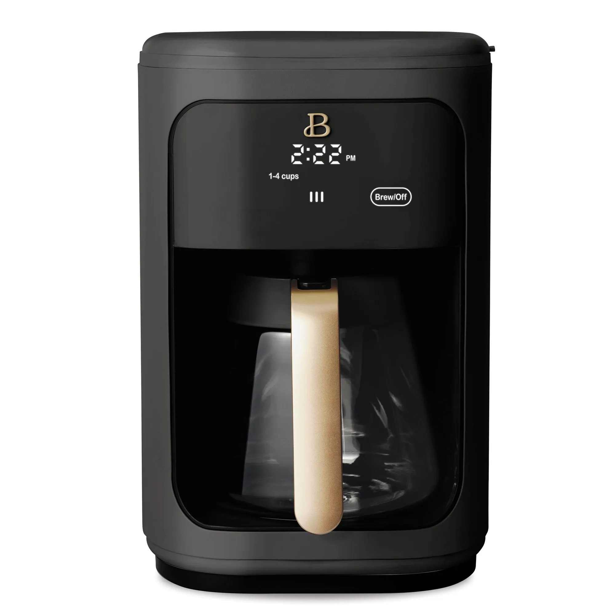 Beautiful CM1199-UL 14 Cup Touchscreen Coffee Maker, Black Sesame