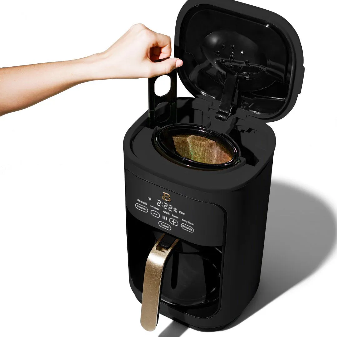 Beautiful CM1199-UL 14 Cup Touchscreen Coffee Maker, Black Sesame