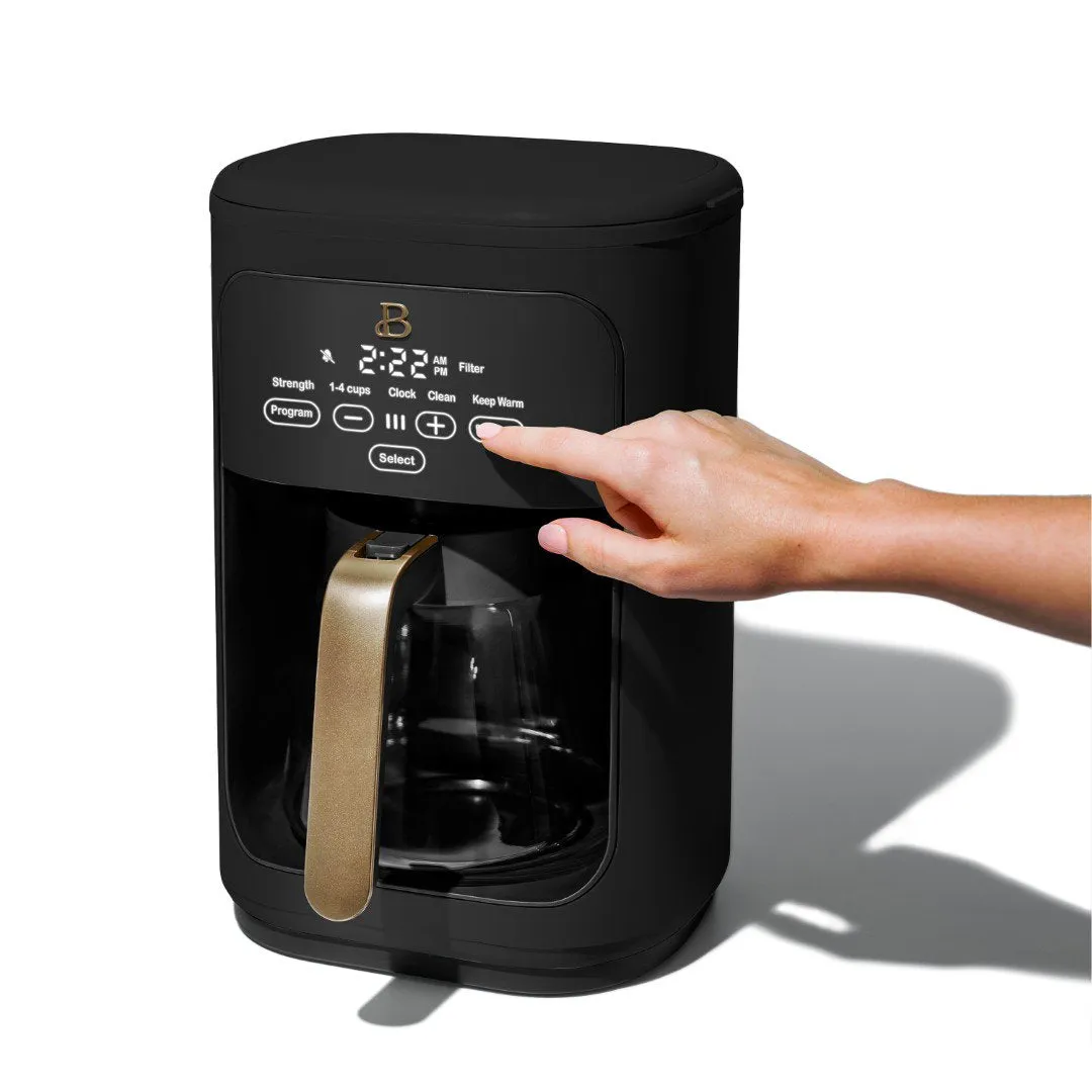 Beautiful CM1199-UL 14 Cup Touchscreen Coffee Maker, Black Sesame