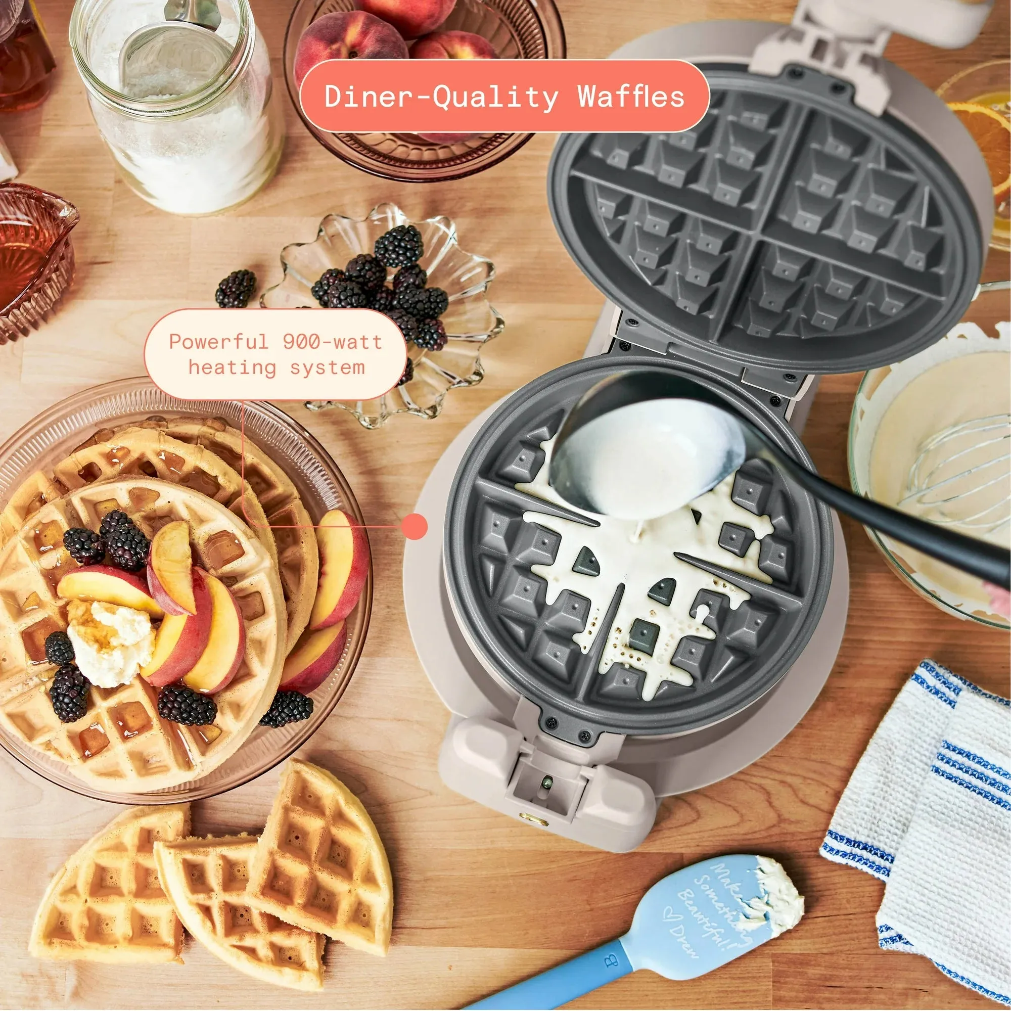 Beautiful Rotating Belgian Waffle Maker
