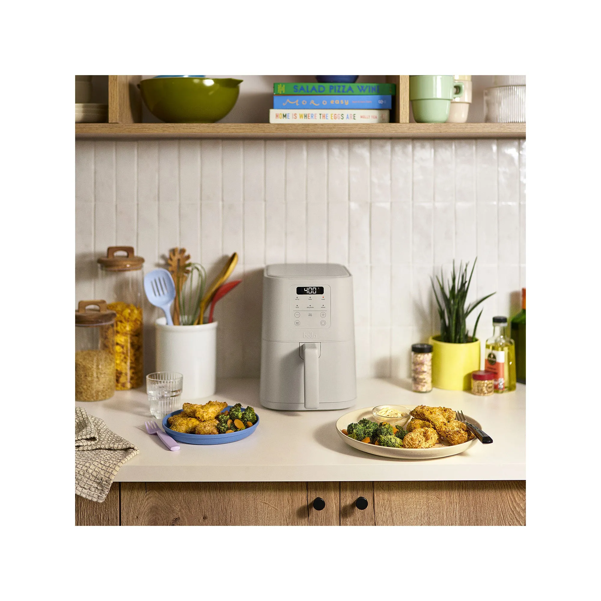 Bella Slim 4Qt Air Fryer 35100 - OATMILK ONE SIZE