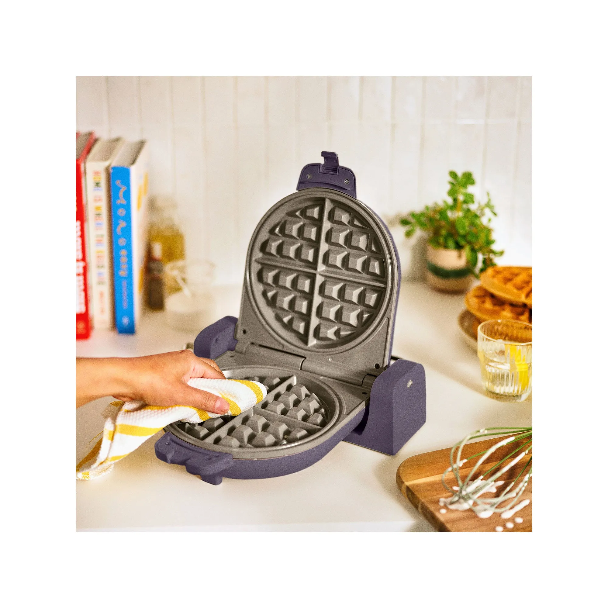 Bella ' Waffle Maker 35142 - PLUM ONE SIZE