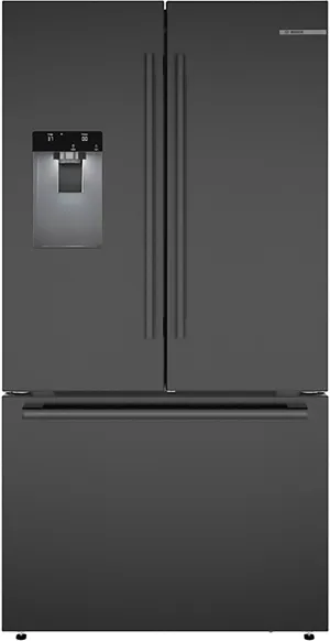 Bosch Fingerprint Resistant Brushed Black Steel 500 Series French Door Refrigerator (26 Cu. Ft.) B36FD52SNB