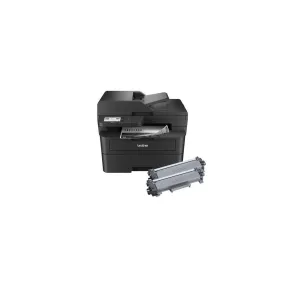 Brother MFC-L2900DW XL Wireless Compact Monochrome All-in-One Laser Printer with Duplex Copy & Scan, Fax, Black & White