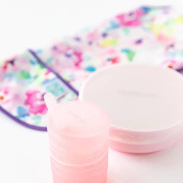 Bumkins Silicone Straw Cup with Lid VARIOUS COLOURS