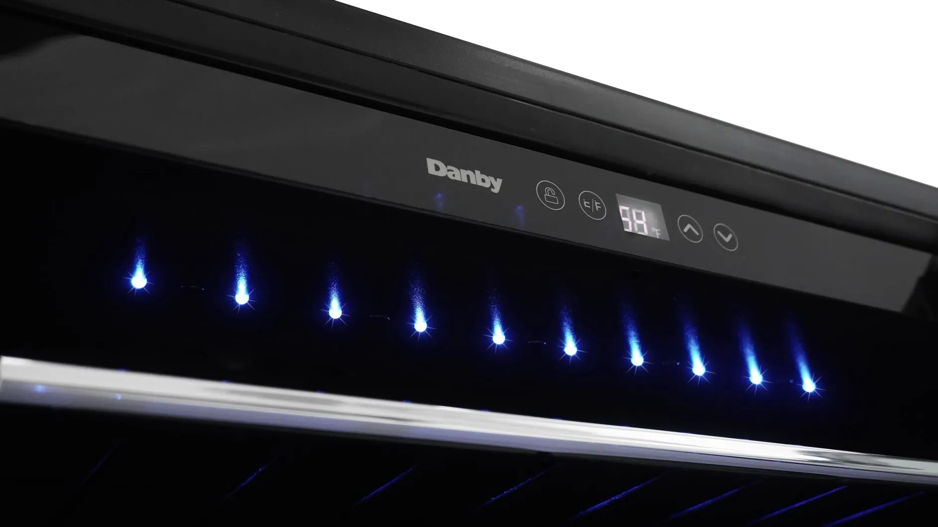 Danby Stainless Buit-In Under-Counter 60 Bottles Wine Cooler - DWC057A1BSS