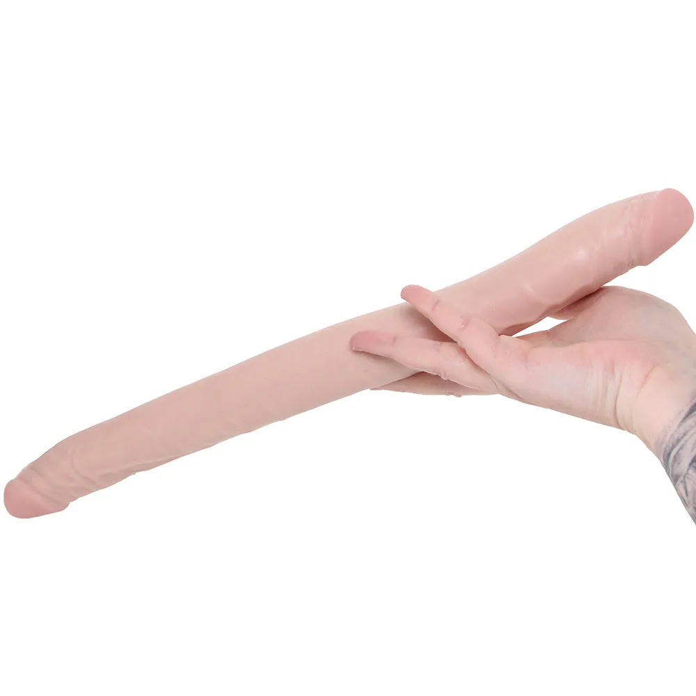 Dr. Skin  16.5 Inch Posable Silicone Double Dildo