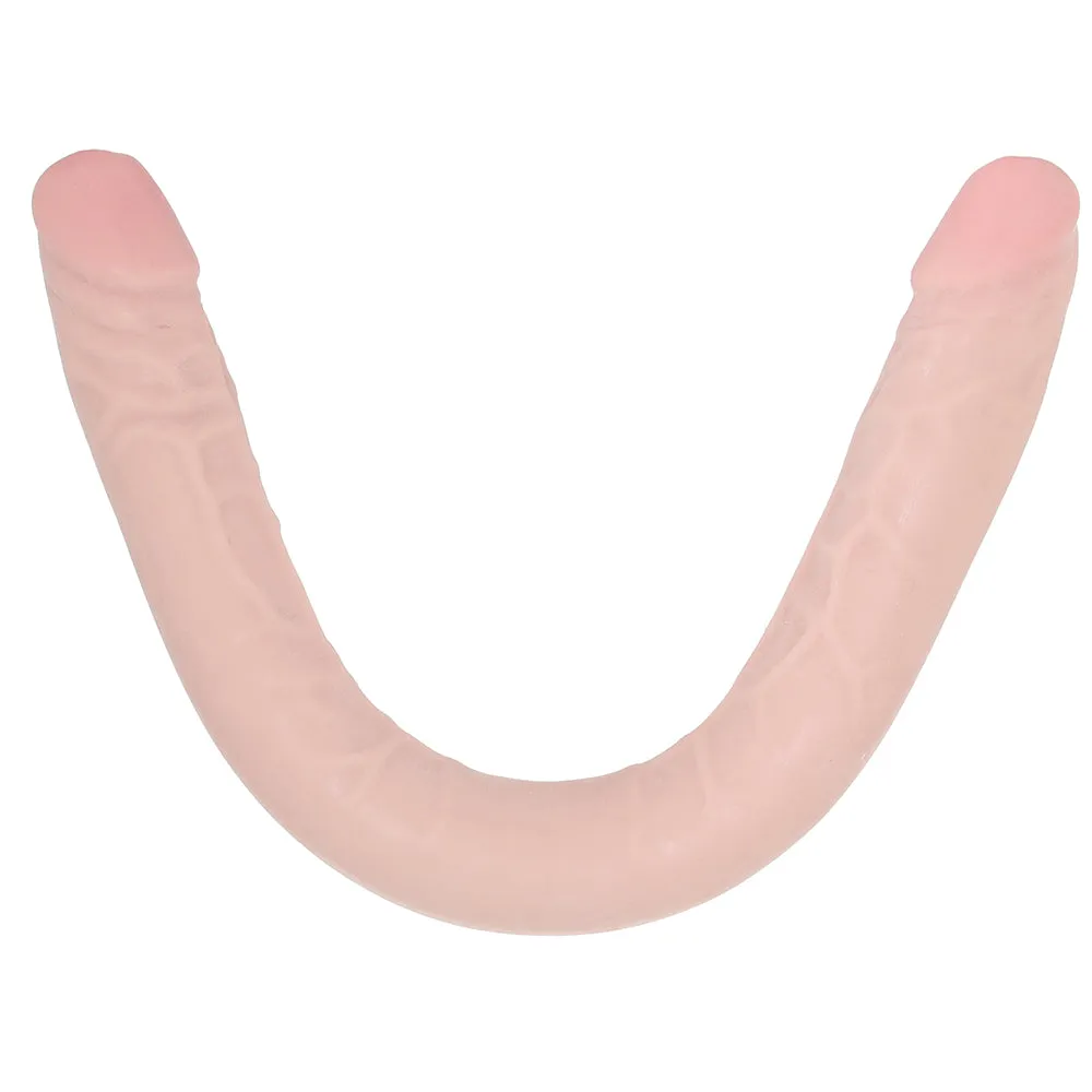Dr. Skin  16.5 Inch Posable Silicone Double Dildo