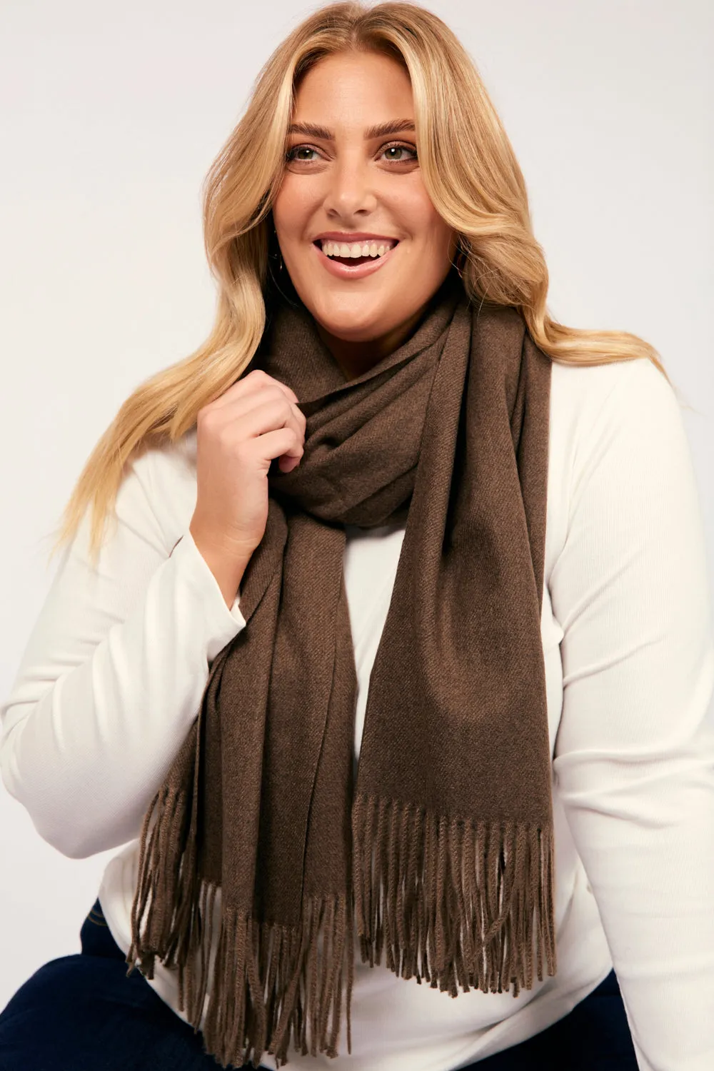 Espresso Scarf in Brown