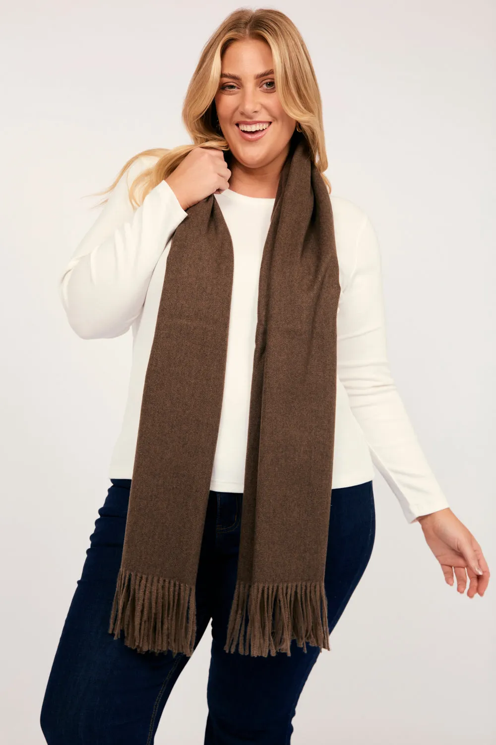 Espresso Scarf in Brown