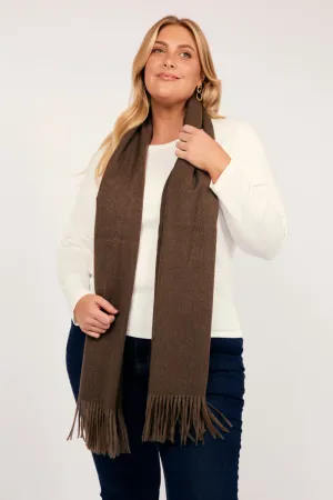 Espresso Scarf in Brown