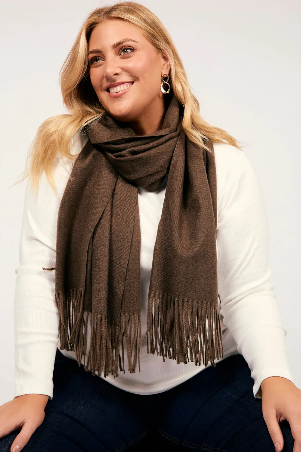 Espresso Scarf in Brown