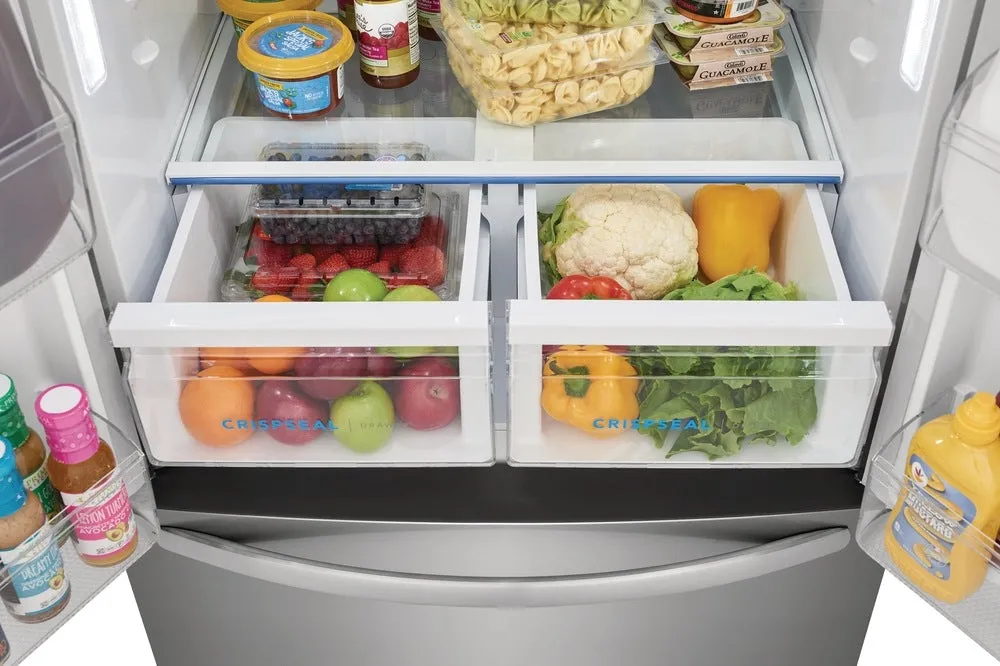 Frigidaire Brushed Stainless Steel French Door Refrigerator (17.6 Cu. Ft.) - FRFG1723AV