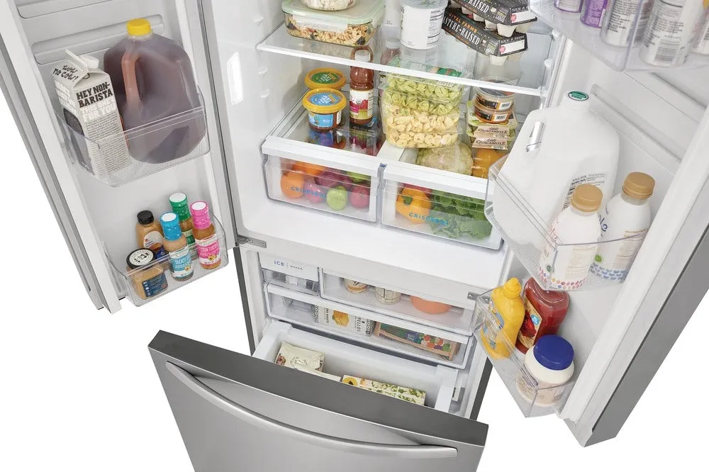 Frigidaire Brushed Stainless Steel French Door Refrigerator (17.6 Cu. Ft.) - FRFG1723AV