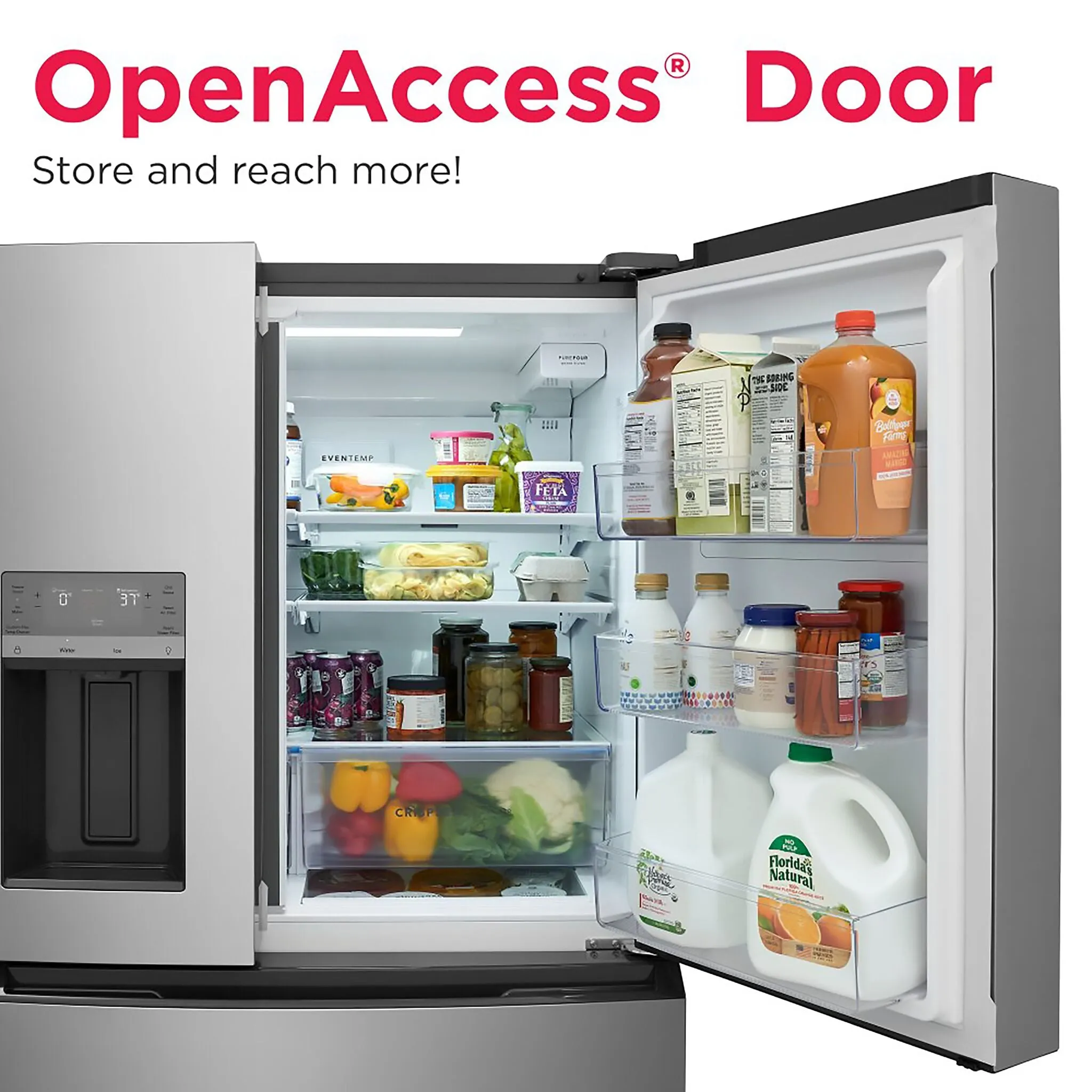 Frigidaire Smudge Proof Stainless Steel 4-Door French Door Refrigerator (26 Cu. Ft.) - FRMS2733AV
