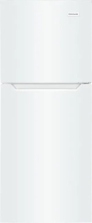 Frigidaire White Apartment Size Refrigerator with Top Freezer ( 10.1 Cu. Ft) - FFET1022UW