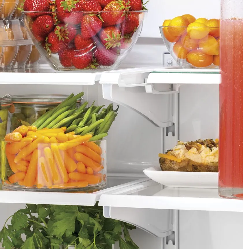 GE Fingerprint Resistant 33" Counter-Depth French-Door Refrigerator (18.6 Cu.Ft.)- GWE19JYLFS