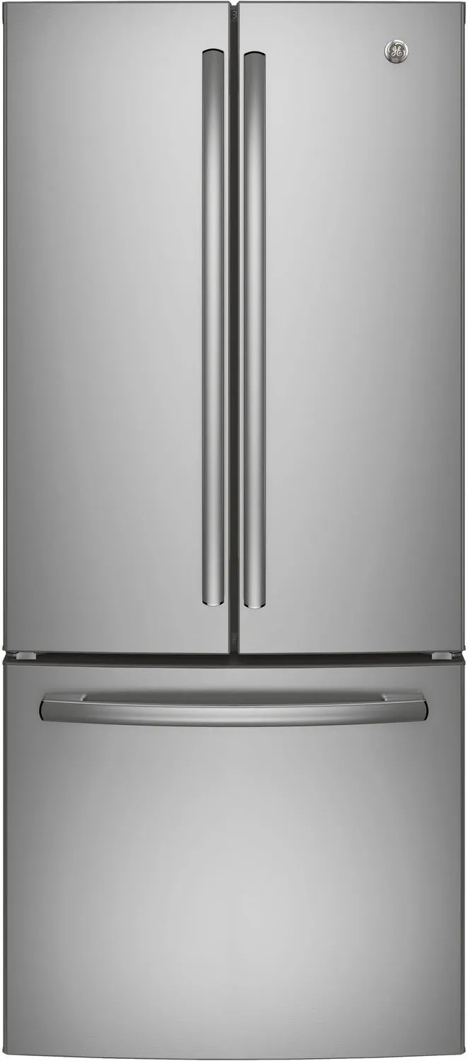 GE Stainless Steel French Door Refrigerator (20.8 Cu. Ft.) - GNE21DSKSS