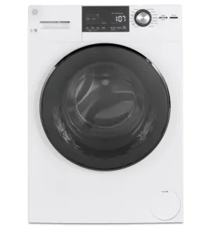 GE White Front Load Washer with Steam (2.8 IEC Cu.Ft.) - GFW148SSMWW
