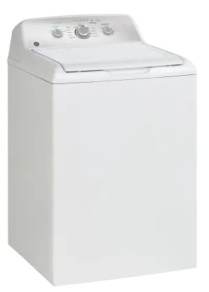 GE White Top-Load Washer (4.4 Cu. Ft.) - GTW331BMRWS