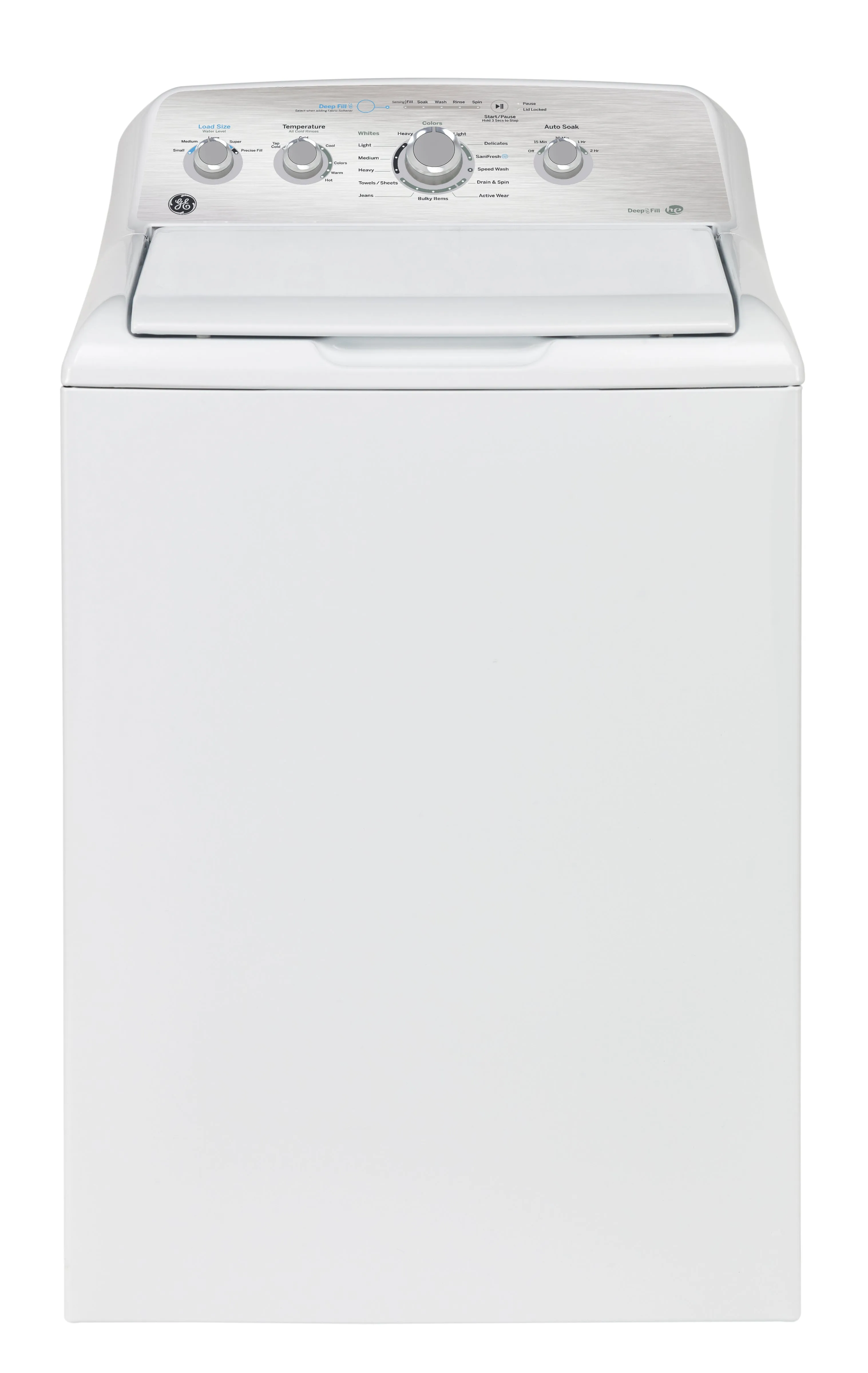 GE White Top-Load Washer (4.9 Cu. Ft.) - GTW451BMRWS
