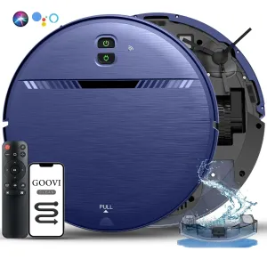 GOOVI Robot Vacuum Cleaner 2 in 1 Robot Vacuum and Mop Combo for Pet Hair, Hard Floor