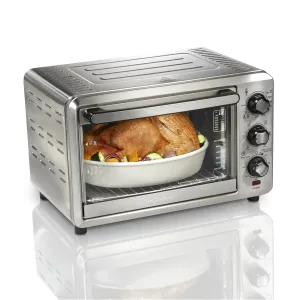 Hamilton Beach 31196FG Sure-Crisp Air Fryer Toaster Oven, 6 Slice Capacity - Stainless Steel