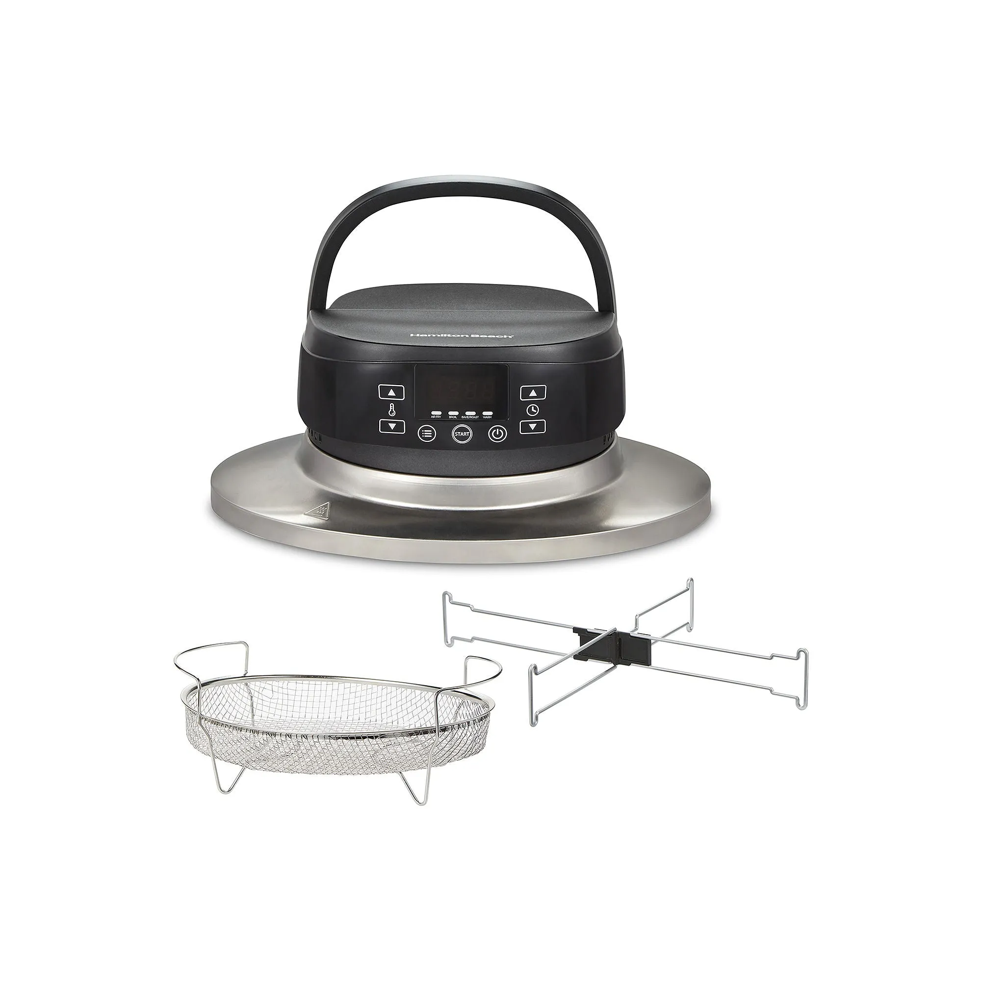 Hamilton Beach 33602 Air Fryer Lid, Fits 6 Quart Oval Slow Cooker Crock