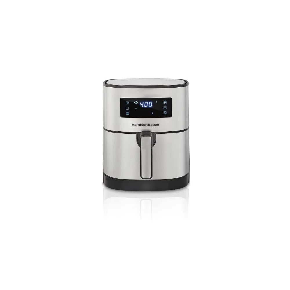 Hamilton Beach 35075 5.3qt Digital Hot Air Fryer, Silver