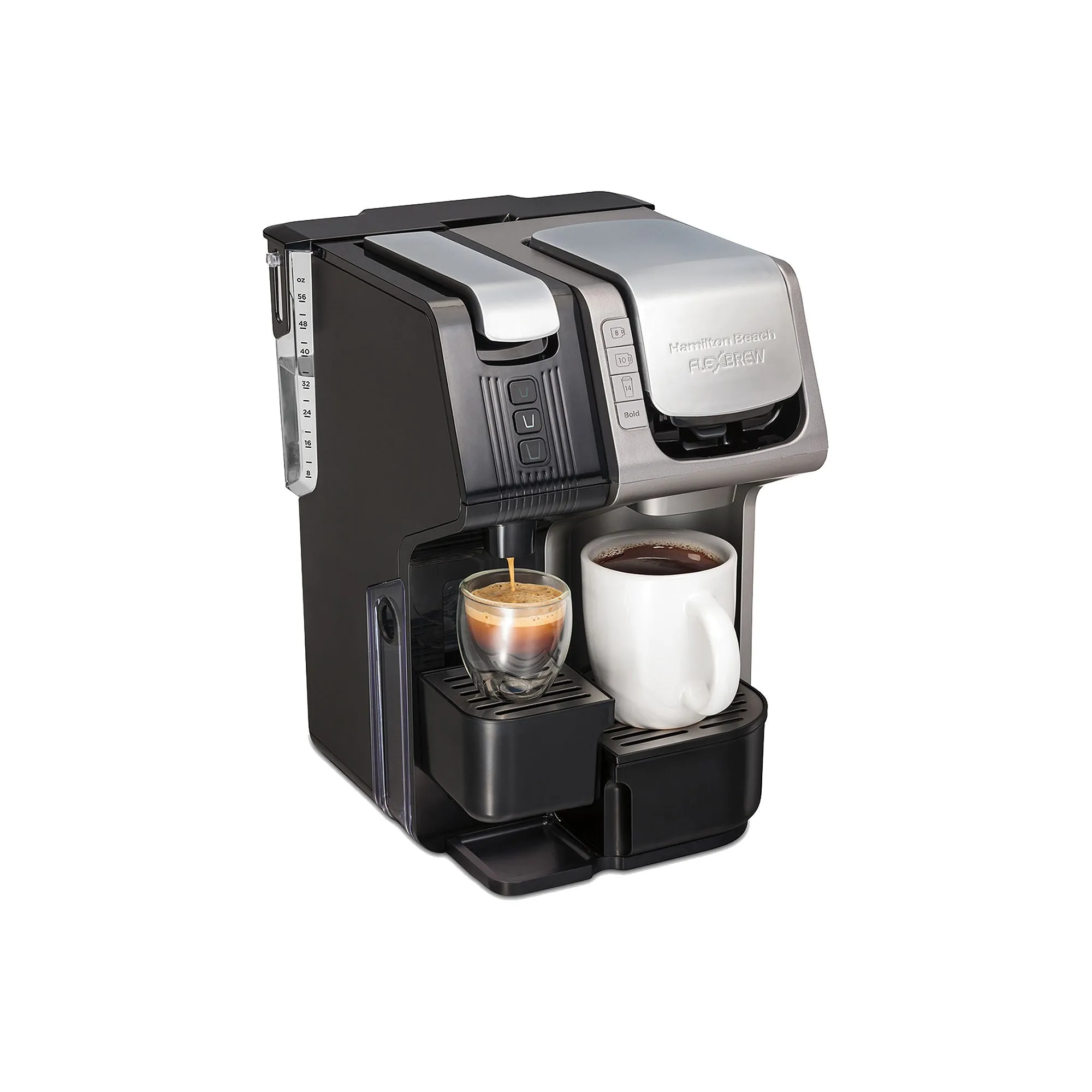 Hamilton Beach 49930 FlexBrew Universal Trio 2-Way Coffee Maker Black