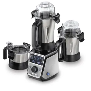 Hamilton Beach 58770 2.2 HP 120V Juicer Mixer Grinder with 3 Stainless Steel Jars