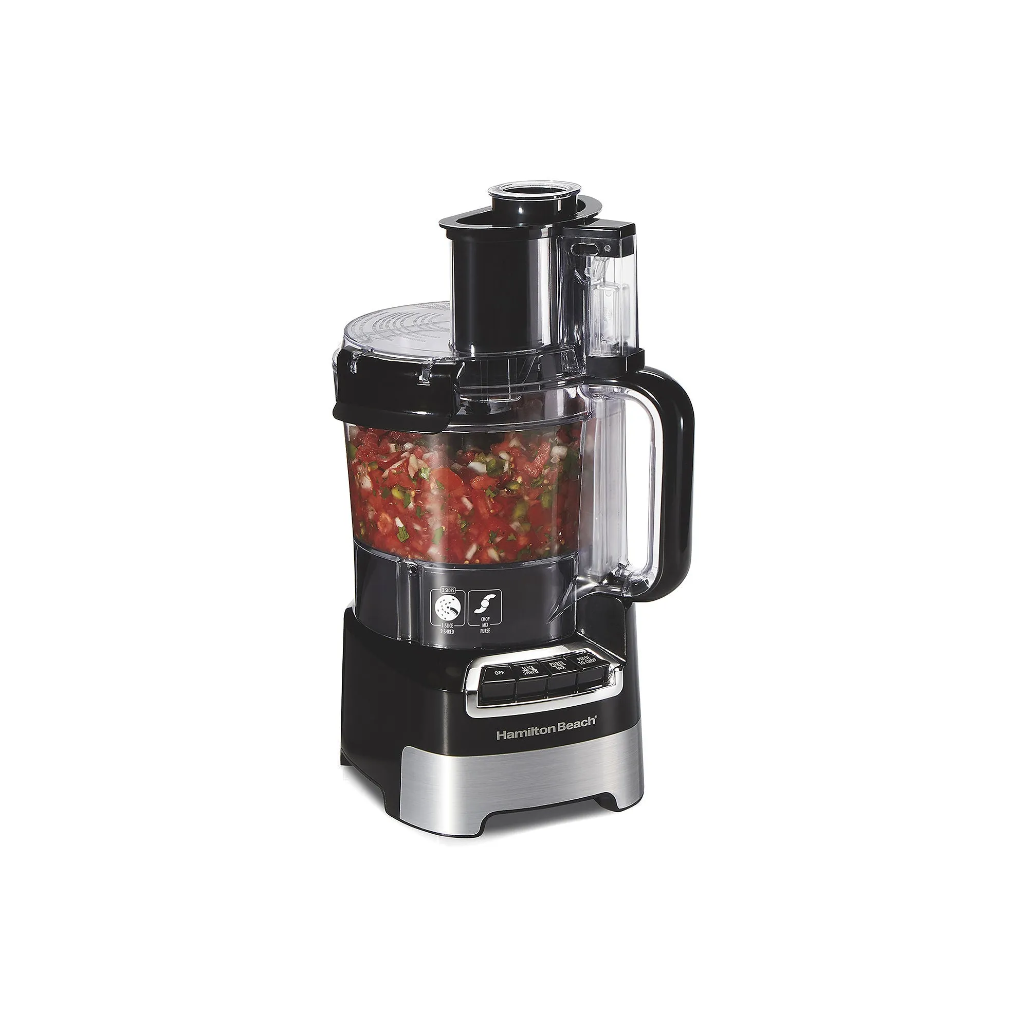 Hamilton Beach 70723C Stack & Snap Food Processor with 10C bowl