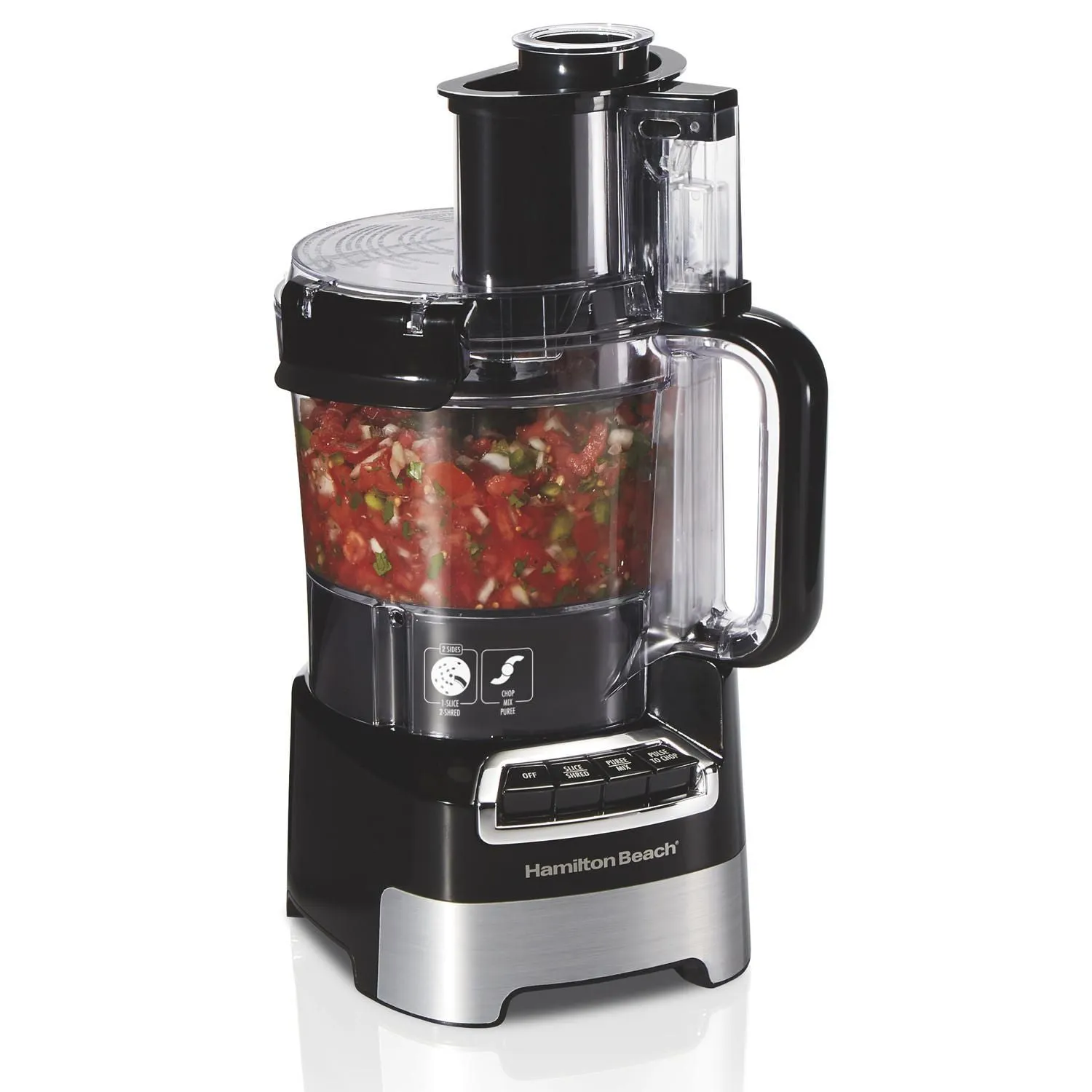 Hamilton Beach 70723C Stack & Snap Food Processor with 10C bowl