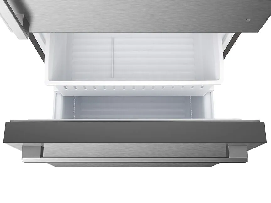 Hisense Fingerprint Resistant Titanium 31" Counter-Depth Bottom Mount Refrigerator (17 Cu.Ft) - RB17A2CSE