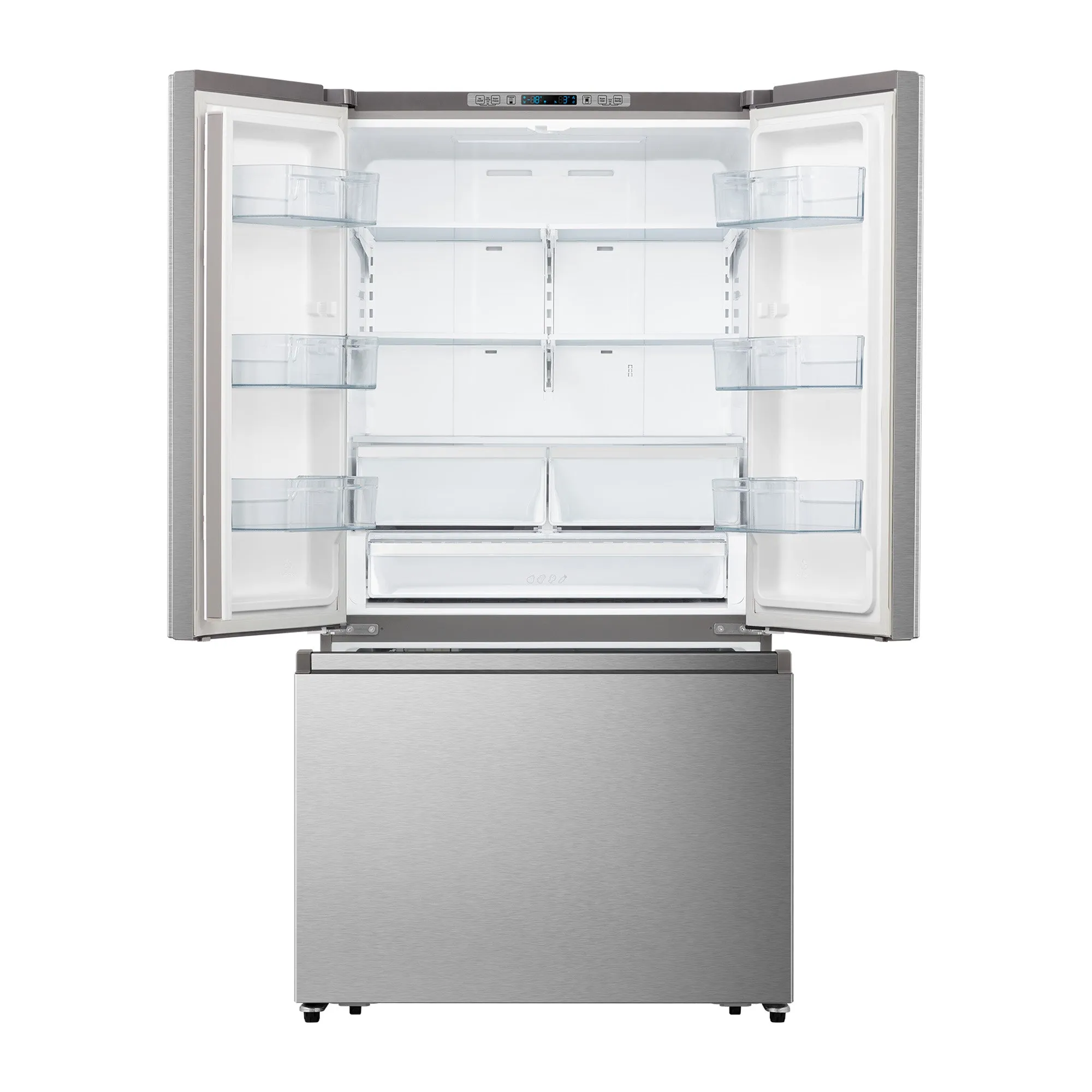 Hisense Titanium French Door Refrigerator (26.6 Cu.Ft.) - RF27A3FSE