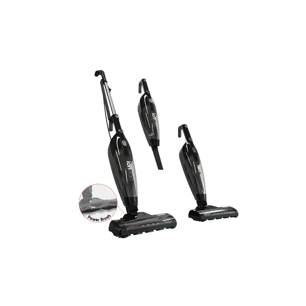 Ionvac 8899 Spree 3-in-1 Lightweight Upright/Handheld Vacuum Cleaner with Carpet Cleaner Brush