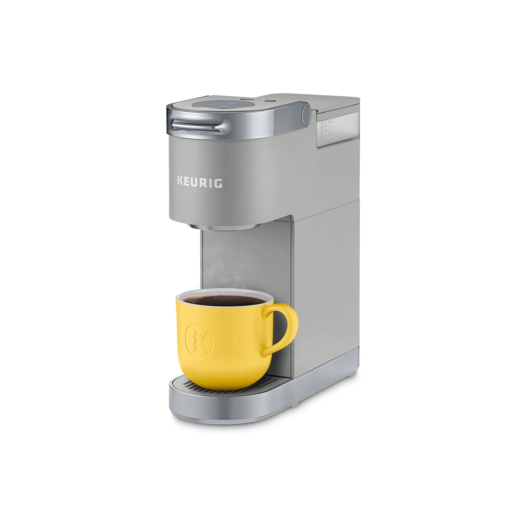Keurig K-Mini Coffee Maker, Single Serve K-Cup Pod Coffee Brewer, 6 to 12 oz. Brew Sizes, Studio Gray