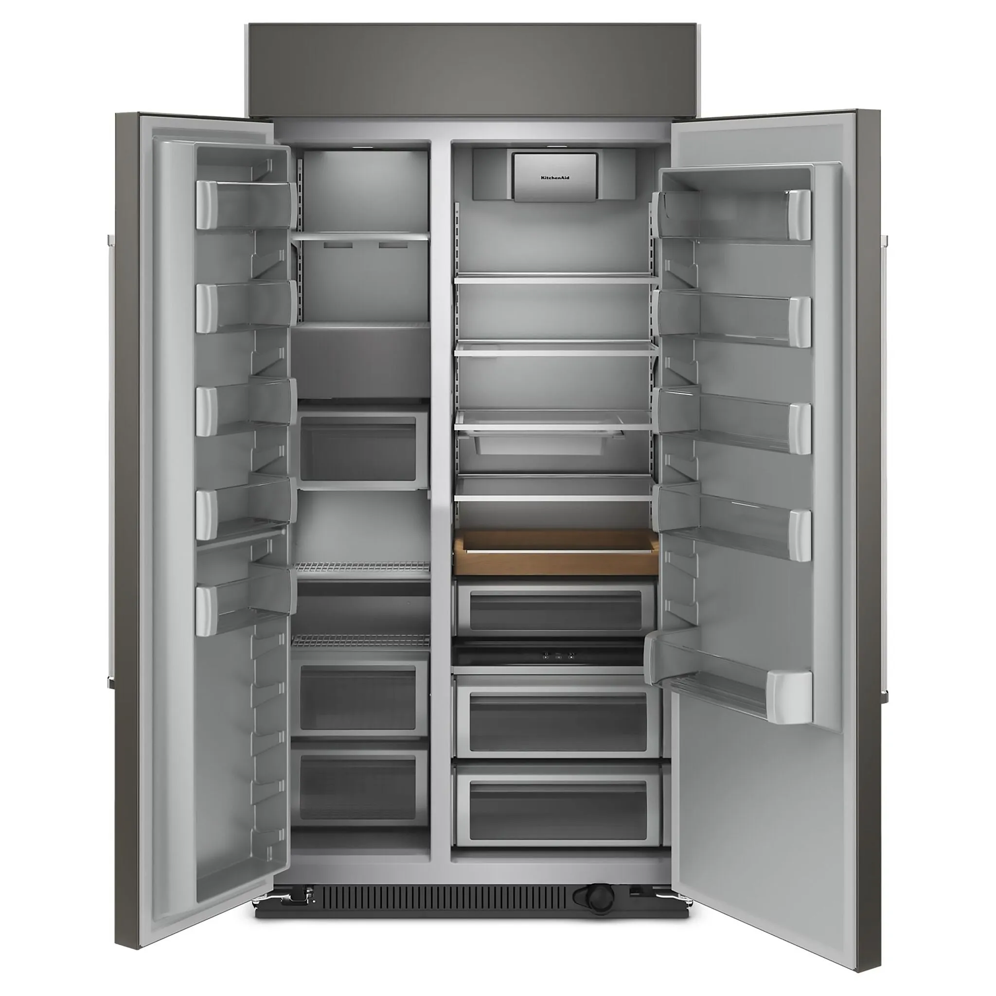 KitchenAid Panel Ready Built-In Side-by-Side Refrigerator (25.5 Cu. Ft.) - KBSN702MPA
