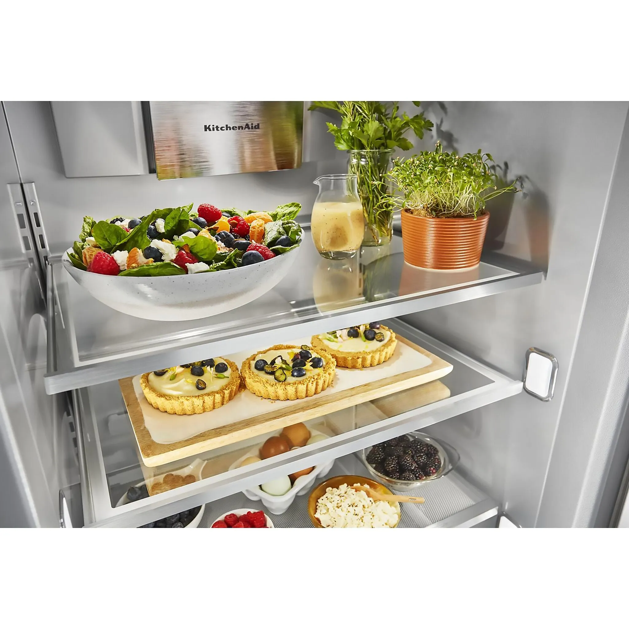 KitchenAid Panel Ready Built-In Side-by-Side Refrigerator (30 Cu. Ft.) - KBSN708MPA