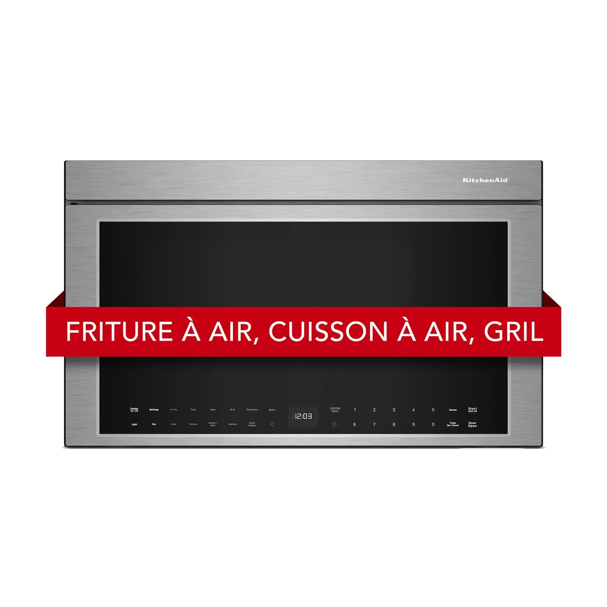 KitchenAid PrintShield Stainless Over-the-Range Microwave (1.1 Cu Ft) - YKMMF730PPS