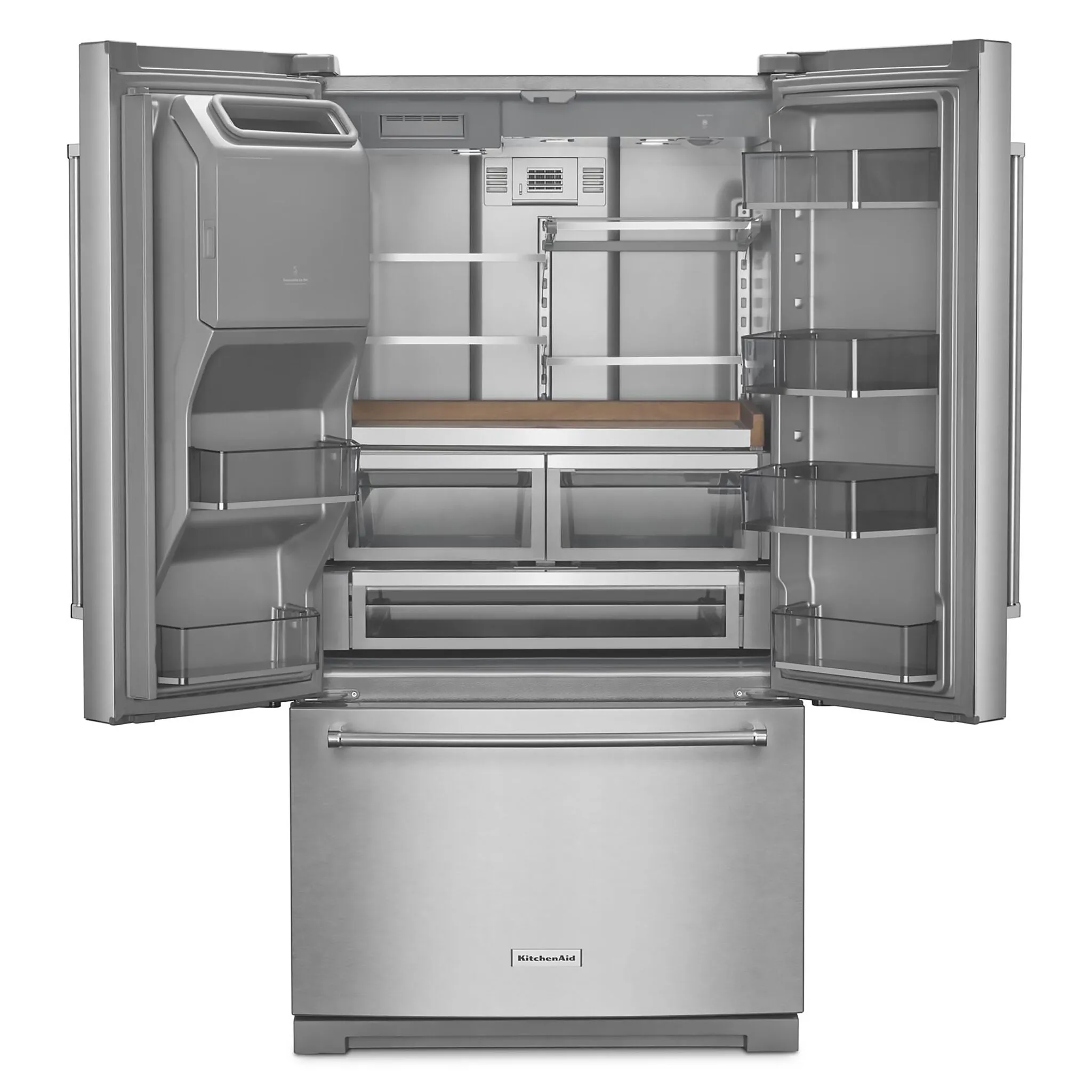 KitchenAid PrintShield™ Stainless Steel French Door Refrigerator (27 Cu.Ft.) - KRFF577KPS